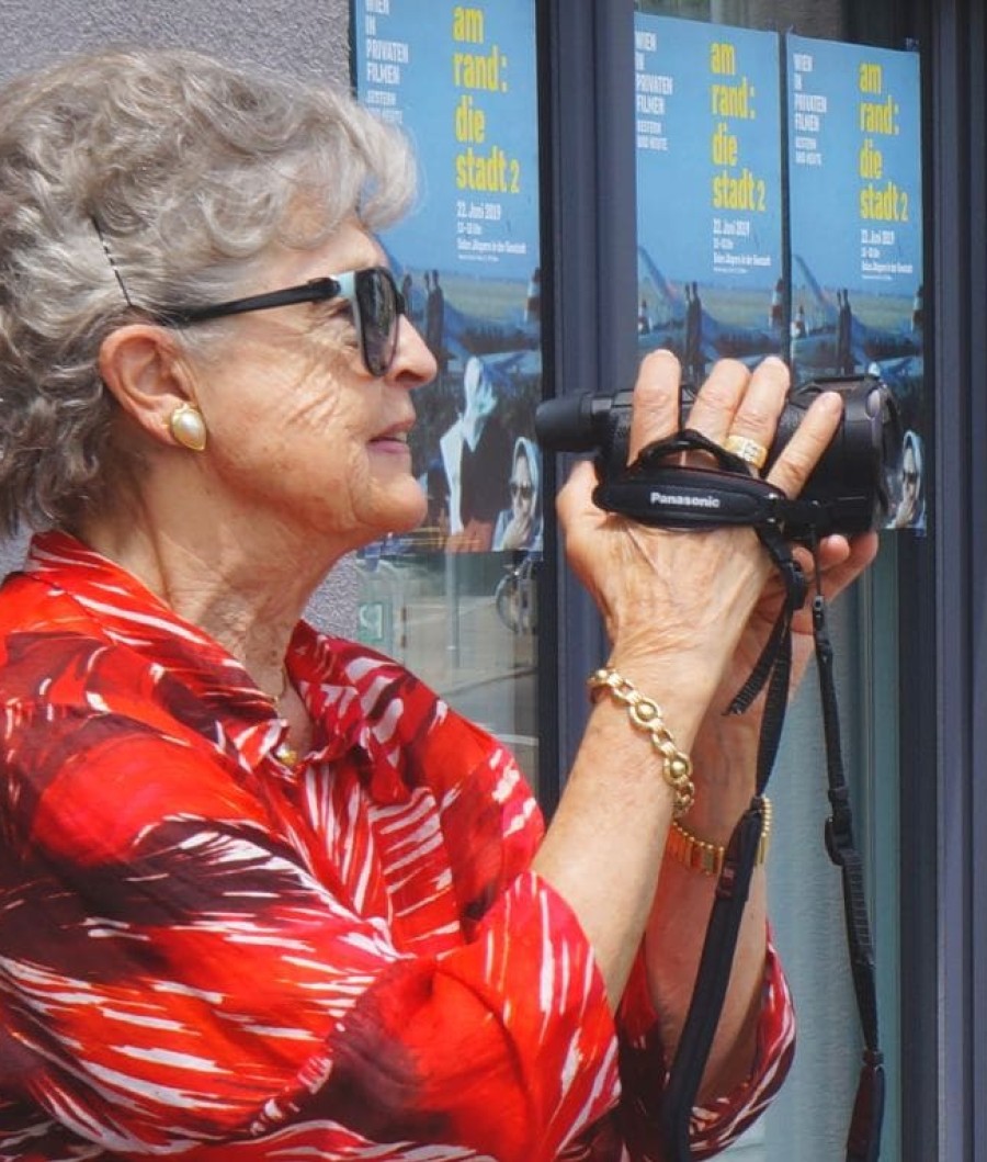 Margret Veit bei am rand : die stadt, 2019 (Foto: ÖFM © Andrea Pollach)