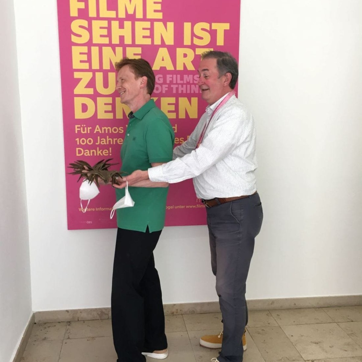 Günter Krenn und Paolo Caneppele (Österreichisches Filmmuseum)