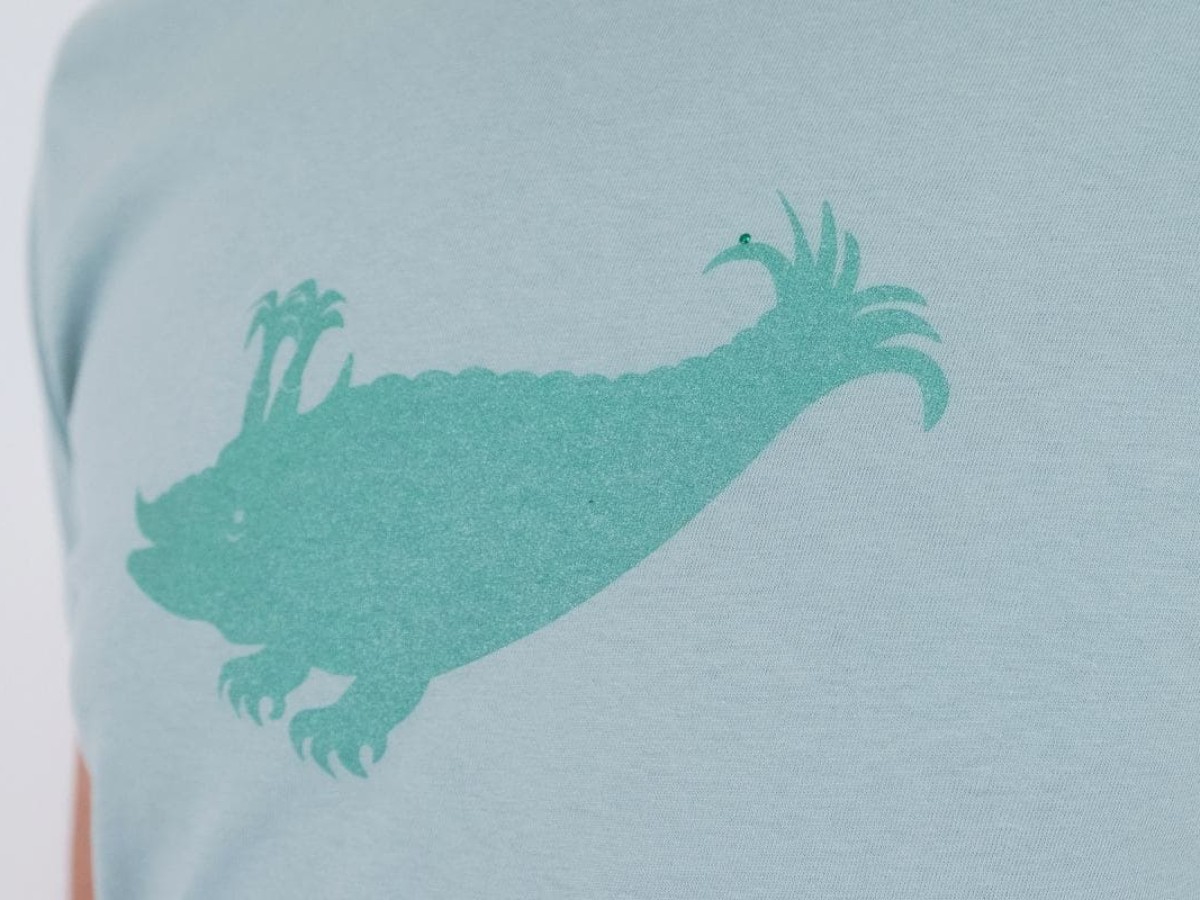 T-Shirt Mint / Glitzer-Zyphius