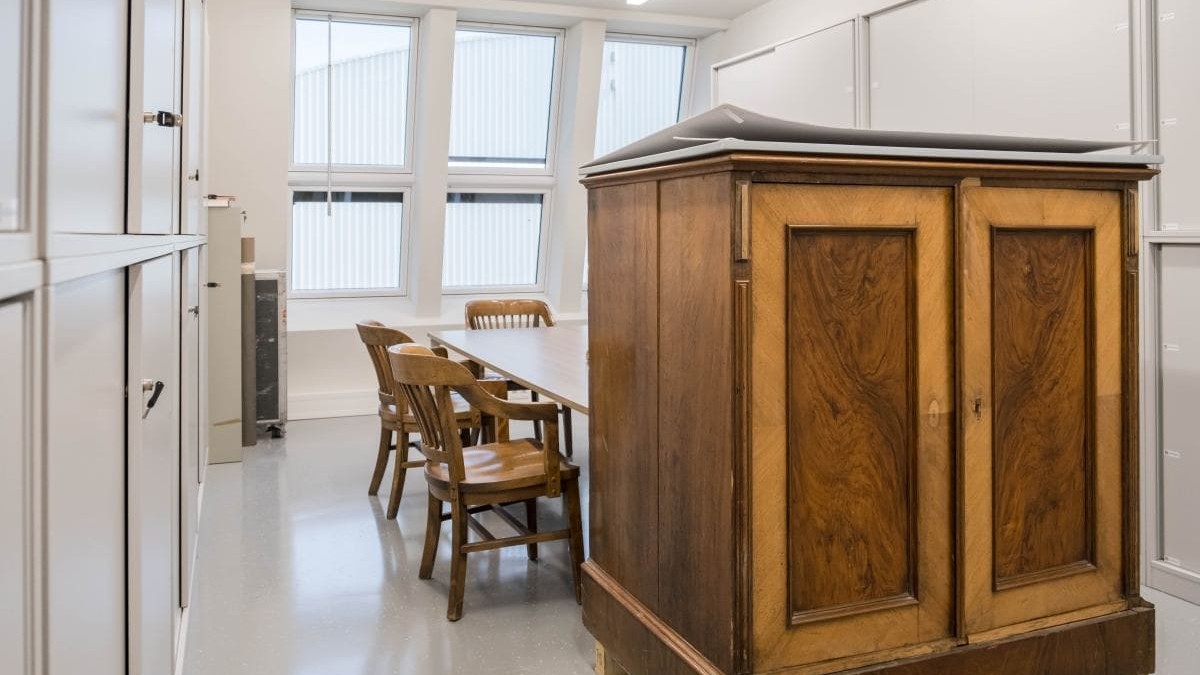 Filmmuseum LAB, Sichtungsraum (Foto: ÖFM © Eszter Kondor)