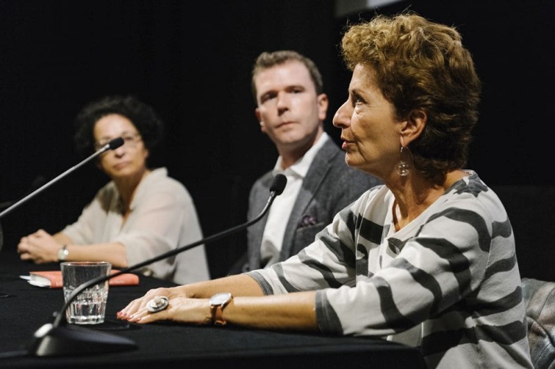 Isolde Charim, Michael Loebenstein, Ruth Beckermann (Foto: ÖFM / © Mercan Sümbültepe)