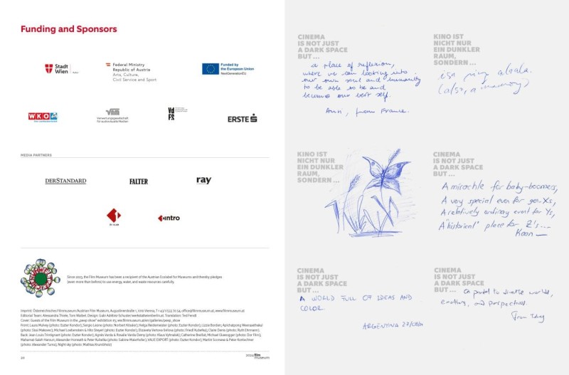 Double page from our annual report 2024