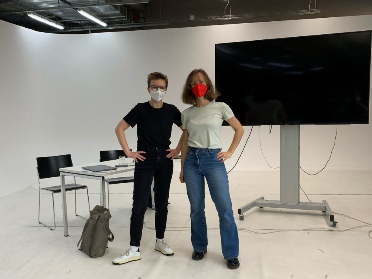 Vortrag Katharina Müller & Anna Högner "Vienna Queerstories: Narrating and Tracing Queer Visual Histories" © Caroline Heider