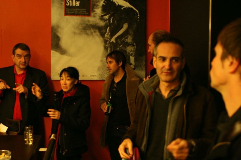 Olivier Assayas und Crew (Sylvie Barthet, Luc Bricault)