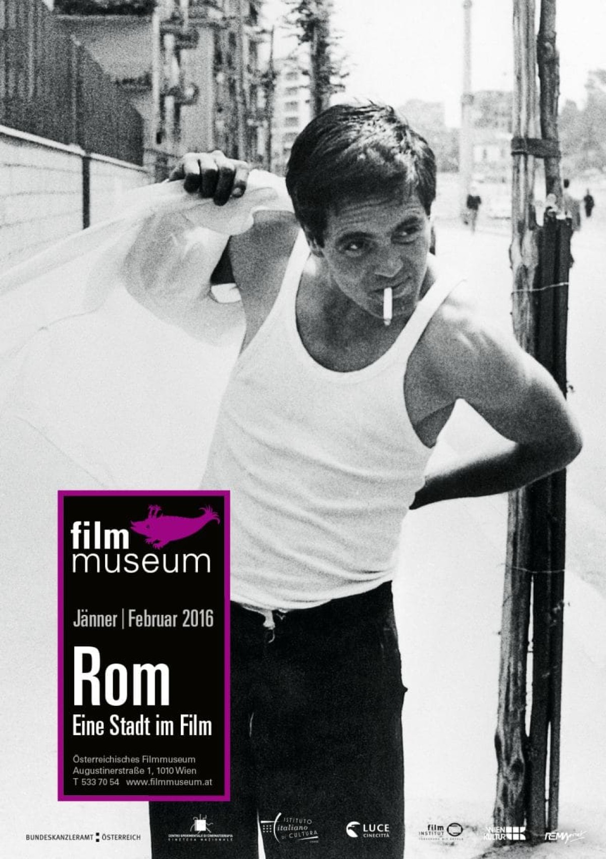 Plakat Rom. Eine Stadt im Film