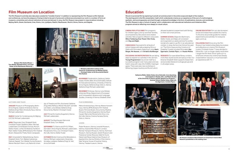 Double page from our annual report 2024