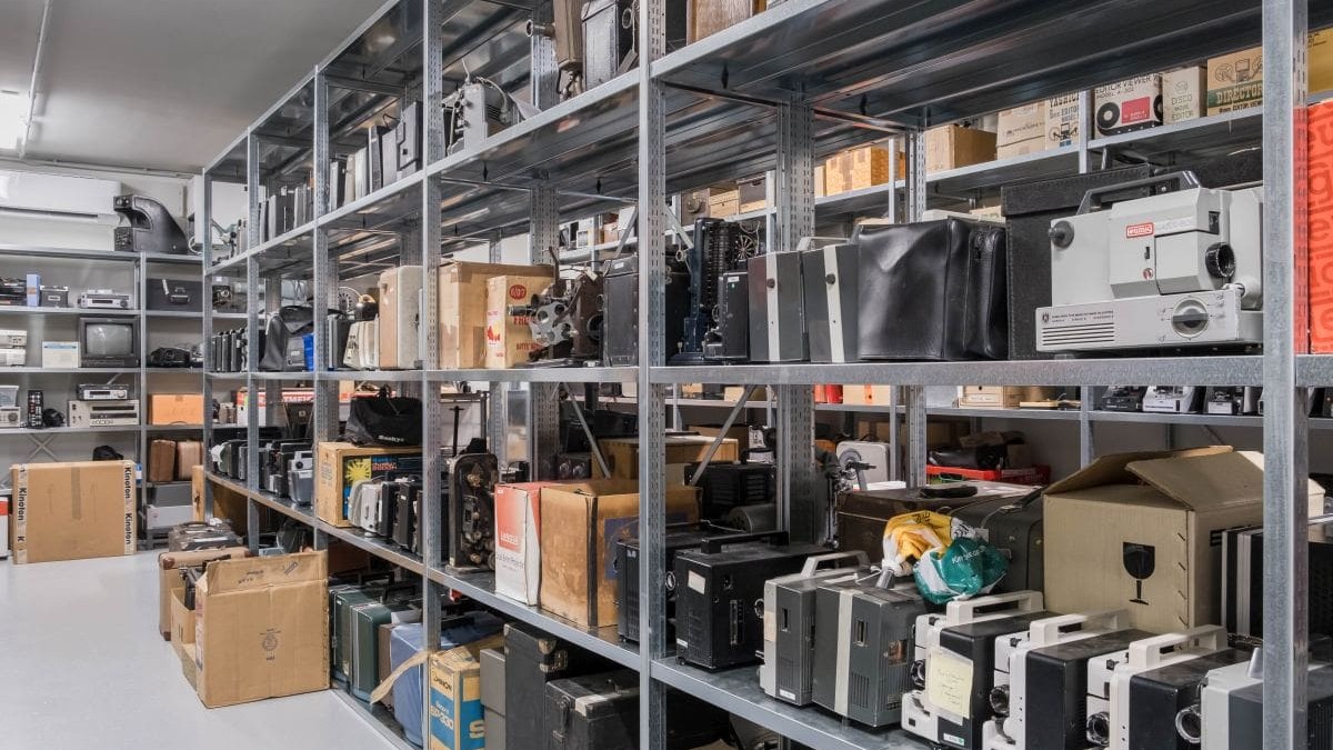 Filmmuseum LAB, Sammlung technischer Geräte (Foto: ÖFM © Eszter Kondor)