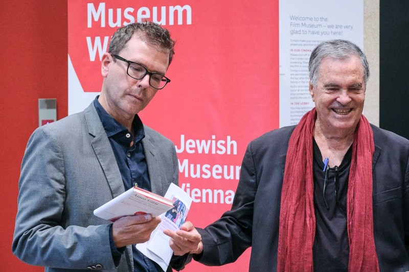 Michael Loebenstein, Amos Gitai (Foto: ÖFM © Eszter Kondor)