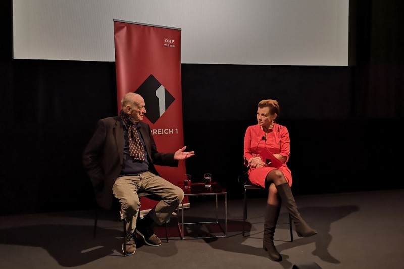 Wolfgang Kohlhaase, Renata Schmidtkunz (Foto: ÖFM / © Christoph Fintl)