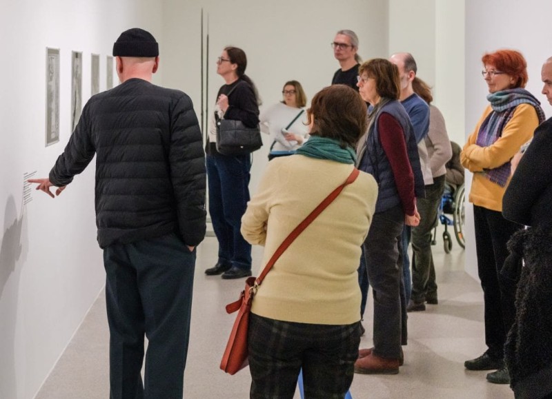 Führung im mumok, Dezember 2025 (Foto: ÖFM © Eszter Kondor/courtesy mumok)
