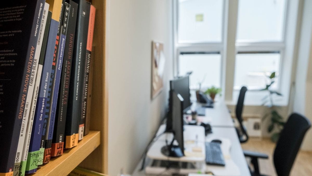 Filmmuseum LAB, Büro (Foto: ÖFM © Eszter Kondor)