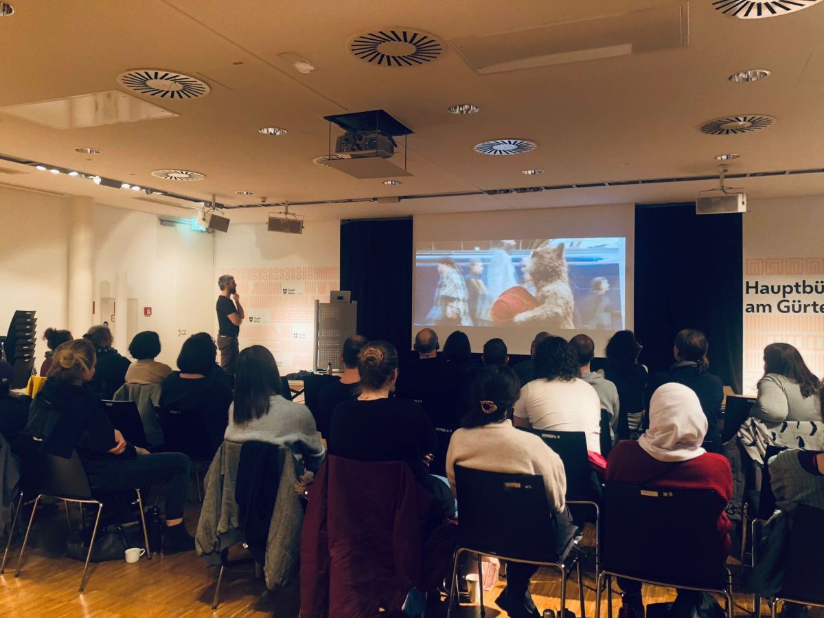 Stefan Huber, Hauptbücherei am Gürtel im Februar 2023