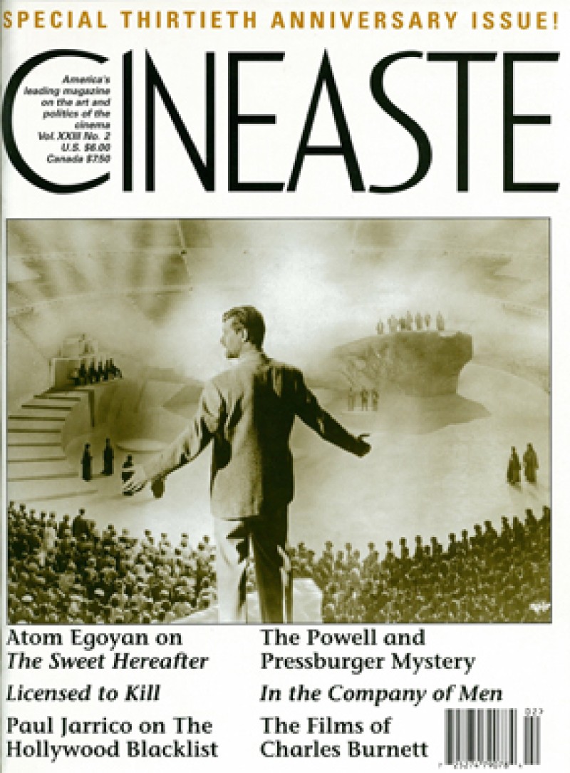 Cineaste (Cover)