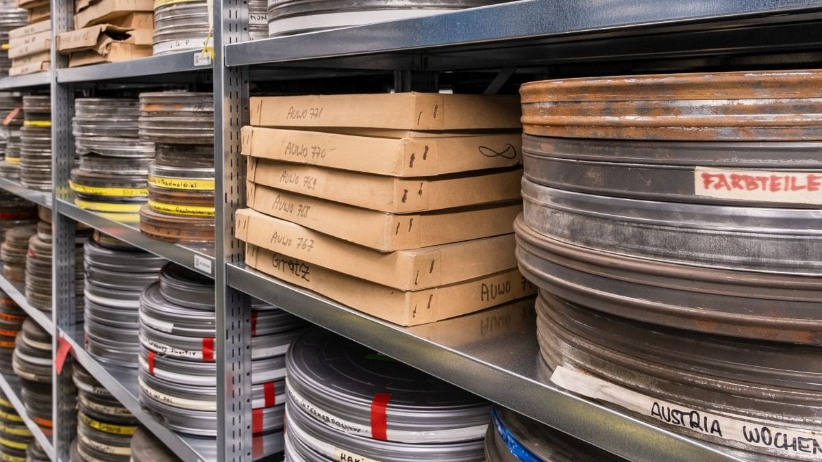 Filmlager im Filmmuseum LAB (Foto: ÖFM © Eszter Kondor)