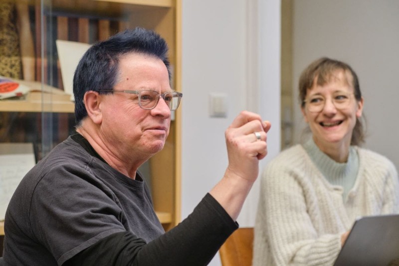 Rick Prelinger, Anna Högner (Foto: ÖFM © Eszter Kondor)