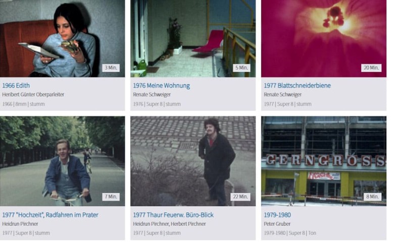 Ausschnitt der Website Abenteuer Alltag (Filme)