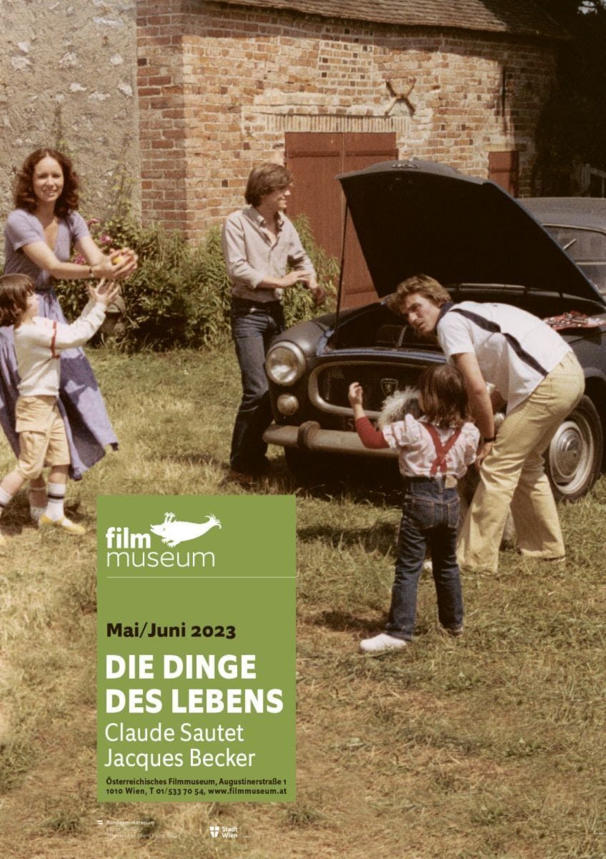 Plakat Die Dinge des Lebens. Claude Sautet / Jacques Becker