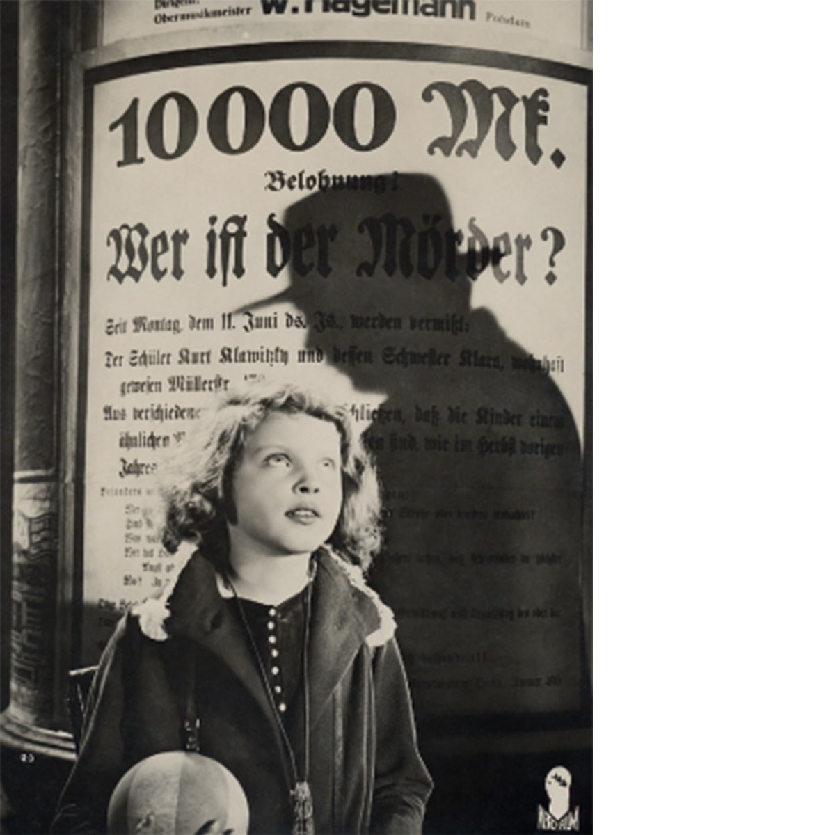 Postkarte M von Fritz Lang