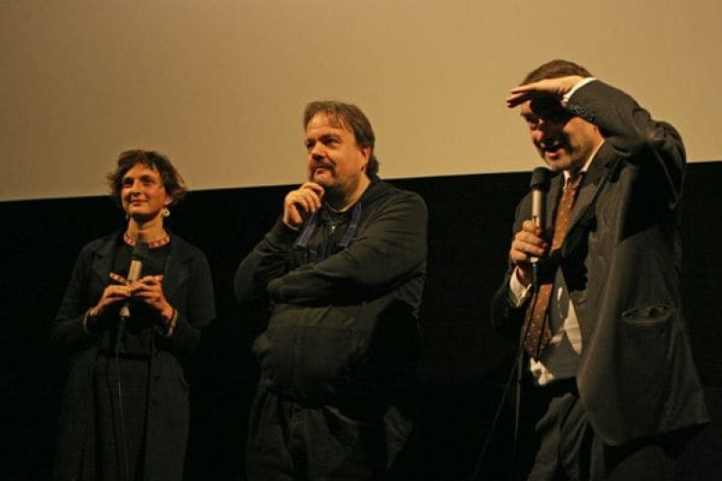 Alice Rohrwacher, Olaf Möller, Alexander Horwath © ÖFM/Eszter Kondor