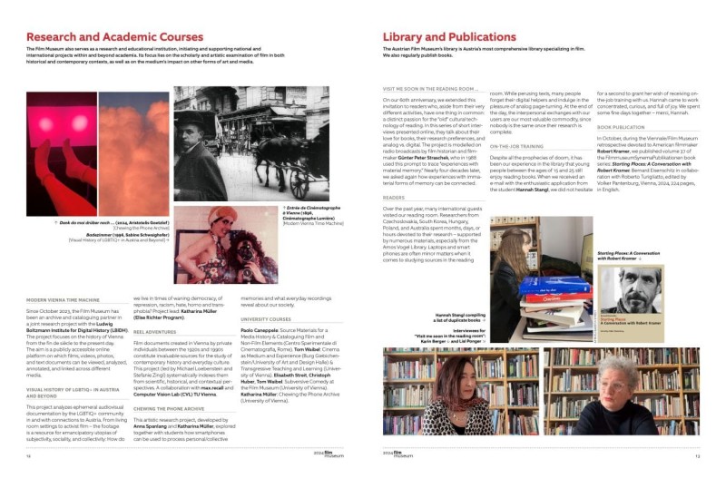 Double page from our annual report 2024