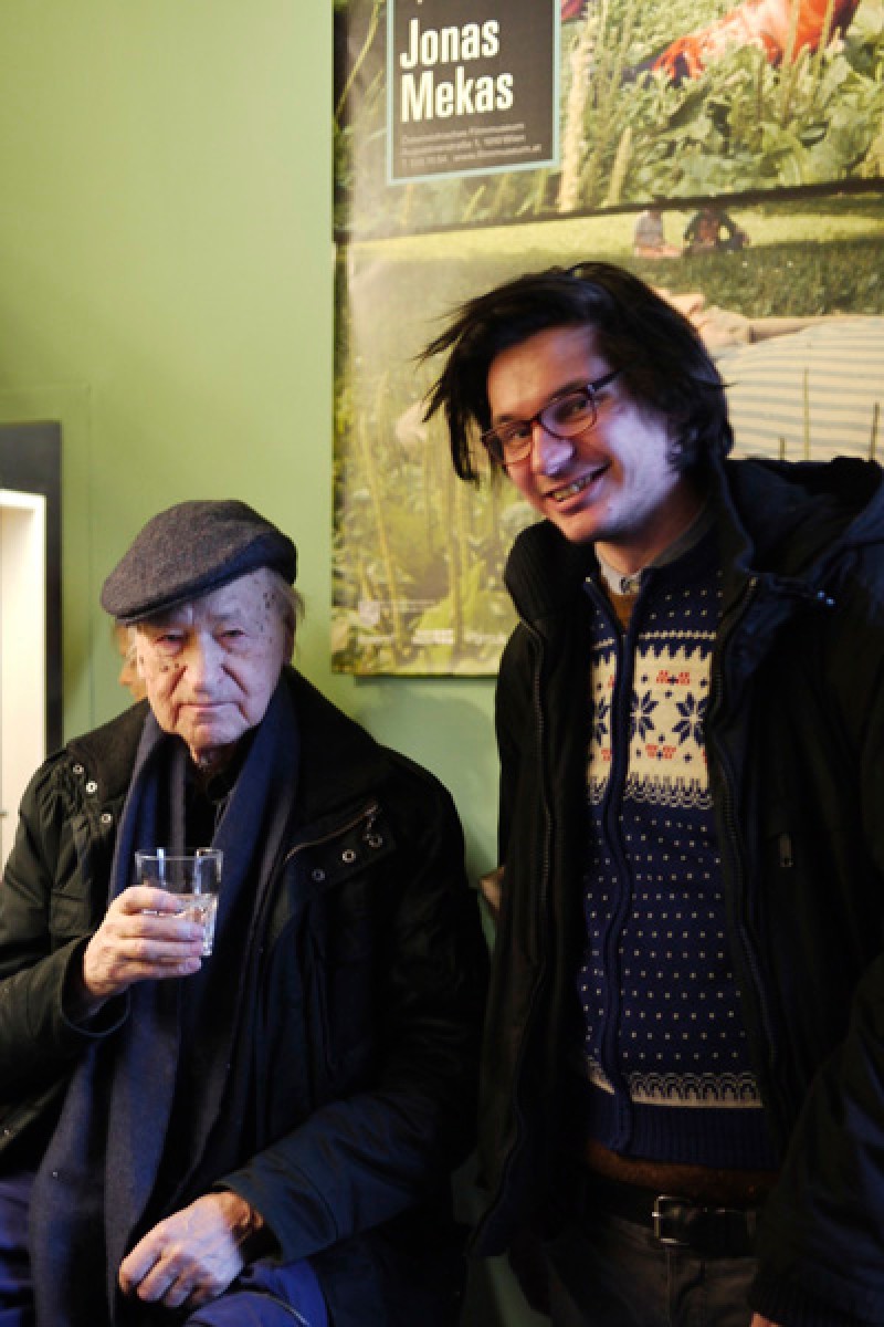 Jonas Mekas, Christoph Gnädig © Angela Biedermann