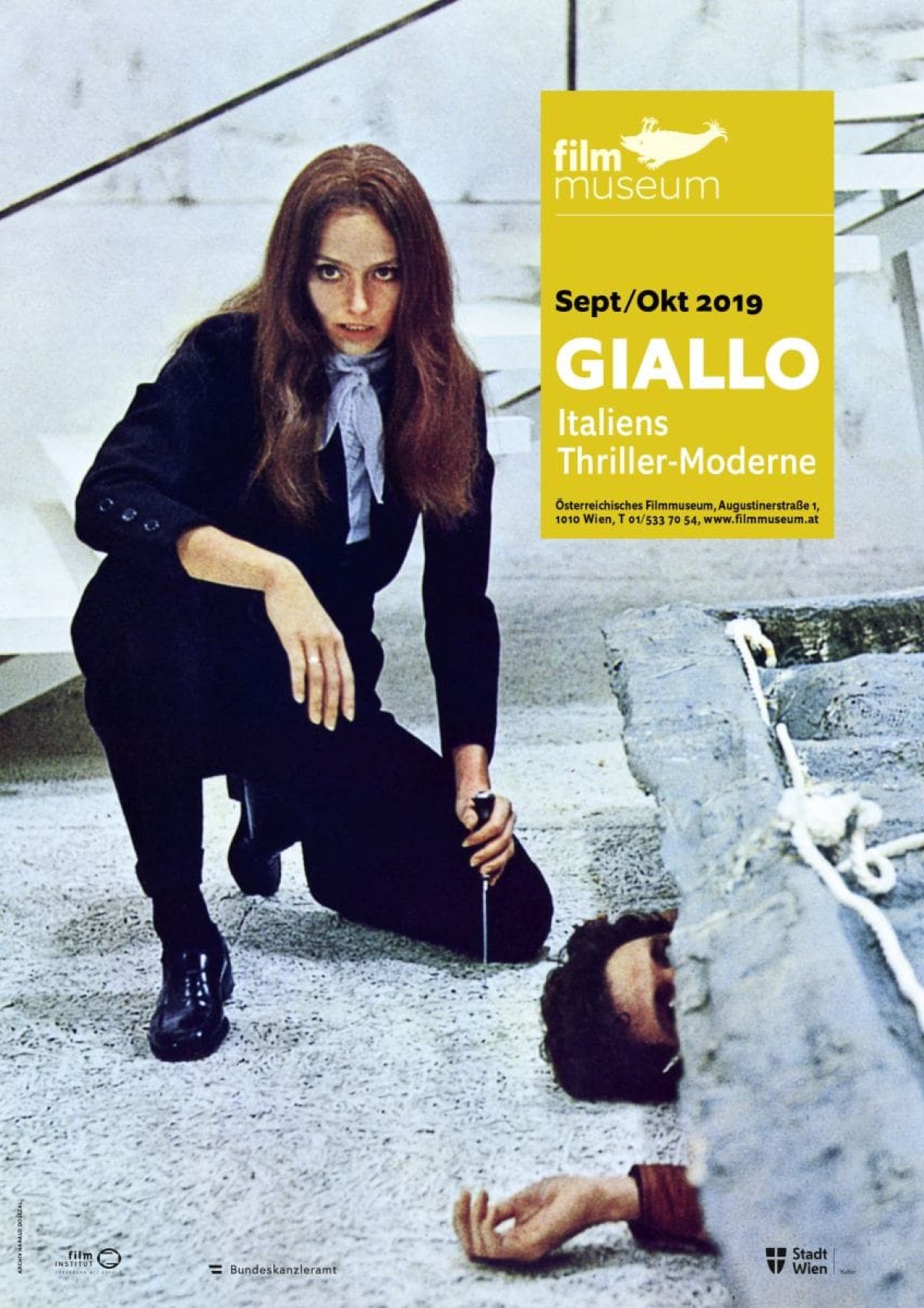 Plakat Giallo (Bild: L'uccello dalle piume di cristallo / Courtesy of Archiv Harald Dolezal)