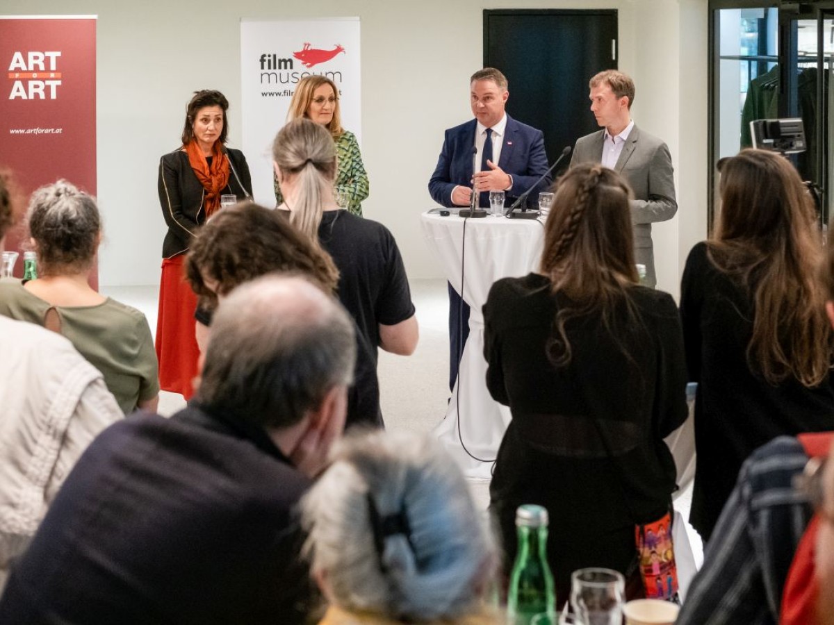 Veronica Kaup-Hasler, Petra Höfinger, Andreas Babler, Michael Loebenstein (Foto: ÖFM © Eszter Kondor)