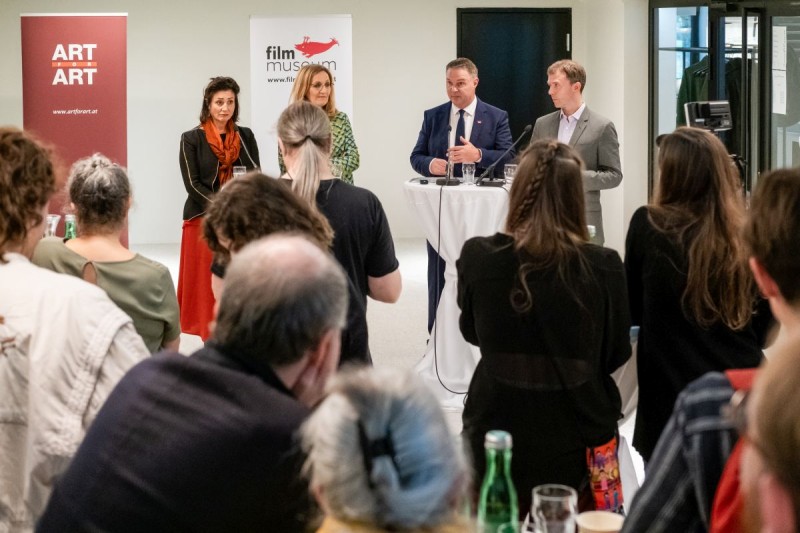 Veronica Kaup-Hasler, Petra Höfinger, Andreas Babler, Michael Loebenstein (Foto: ÖFM © Eszter Kondor)