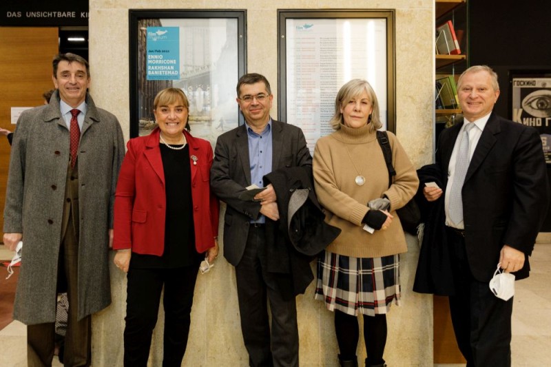 Alessandro Cortese, Frau Beltrame, Fabrizio Iurlano, Alessandra Thiele, Stefano Beltrame (Foto: ÖFM © Peter Griesser)