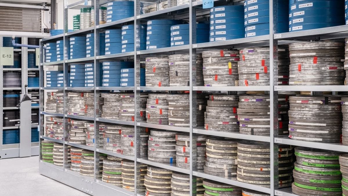 Filmlager im Filmmuseum LAB (Foto: ÖFM © Eszter Kondor)