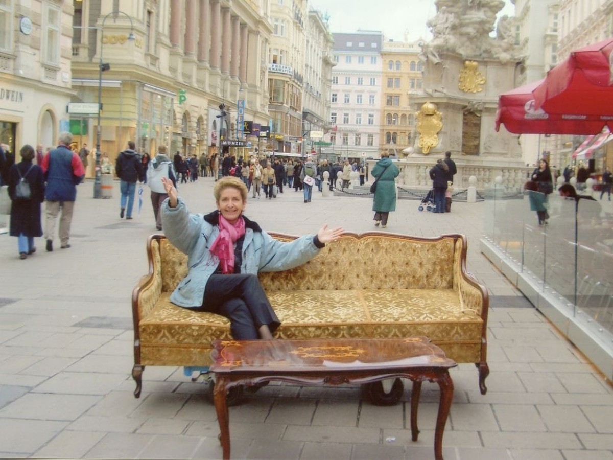 Ruth Beckermann (Ausstellung Leben! Juden in Wien nach 1945, 2008) © Margit Dobronyi