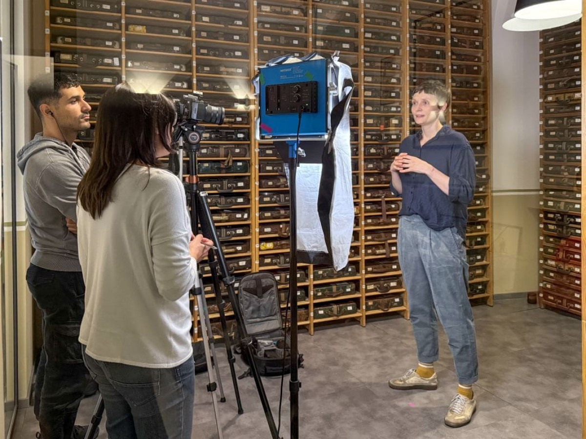 Stefanie Zingl beim Home Movie Day in Cagliari, Sardinien, 2025 © Rolf Leuenberger