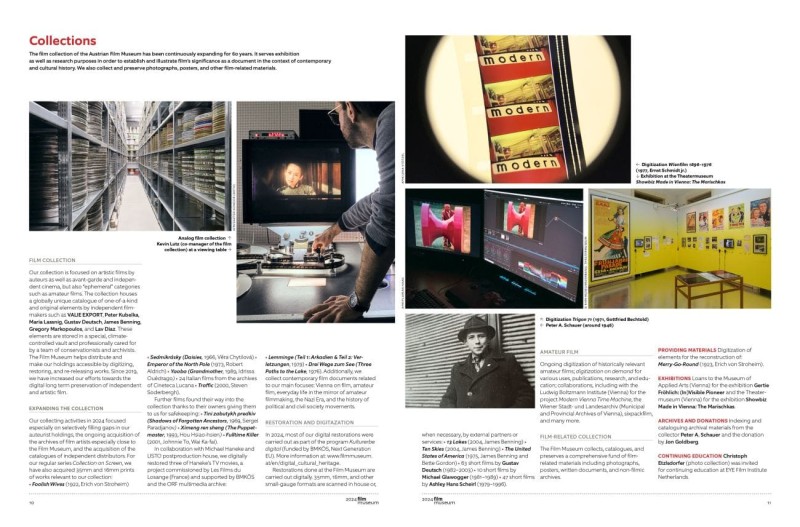 Double page from our annual report 2024