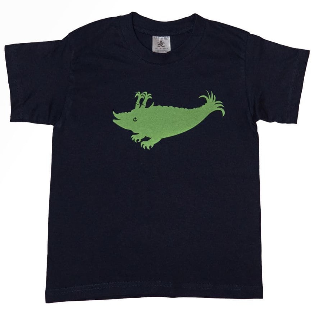 Kinder-Shirt schwarz (Zyphius grün gefült)