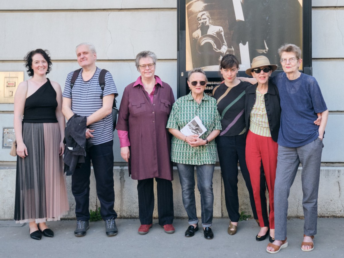 Elaine Loebenstein, Michael Omasta, Brigitte Mayr, Karola Gramann, Friederike Horstmann, Sissi Tax, Heide Schlüpmann (Foto: ÖFM / © Eszter Kondor)