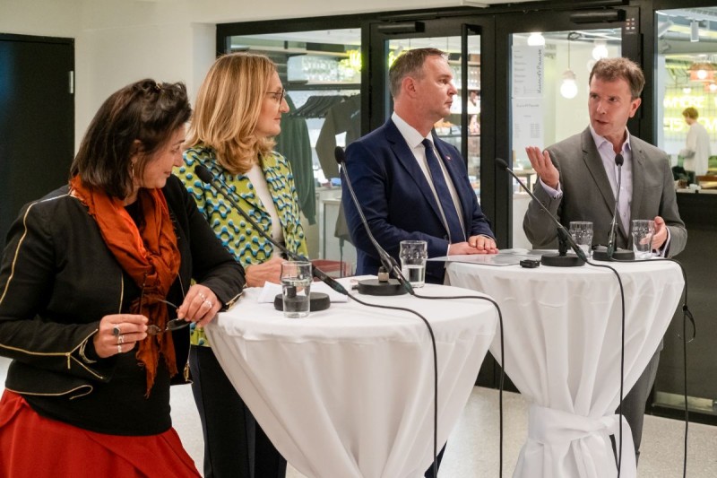 Veronica Kaup-Hasler, Petra Höfinger, Andreas Babler, Michael Loebenstein (Foto: ÖFM © Eszter Kondor)