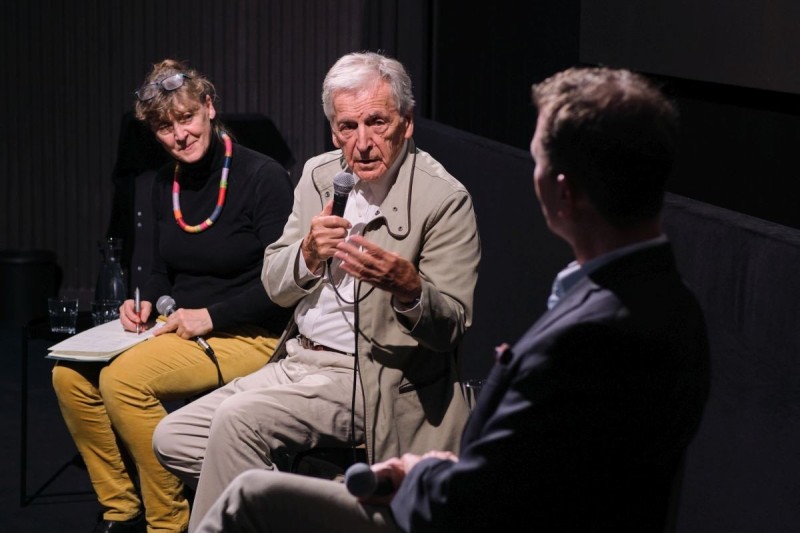 Isolde Schmitt, Costa-Gavras, Michael Loebenstein (Foto: ÖFM © Eszter Kondor)